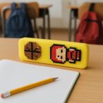 DIY Pixel Art Pen Stand with Building Block Set - Closeup Embroidery by Nari Haat, Indian ethnic wear, women clothing...