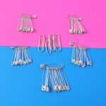 Multipurpose Metal Safety Pin Assortment Set - Closeup Embroidery by Nari Haat, Indian ethnic wear, women clothing, d...