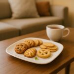 Premium Square Dinner Plate (28 cm / 1 Pc) - Back View by Nari Haat, Indian ethnic wear, women clothing, designer suit