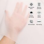 Waterproof Anti-Mildew Frosted Shower Curtain (Standard Fit / 51×79 Inch) - Back View by Nari Haat, Indian ethnic we...