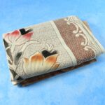 Floral Sofa Seat Runner Protector - (1 Pc / 134x28 Inch) - Neckline Detail by Nari Haat, Indian ethnic wear, women cl...