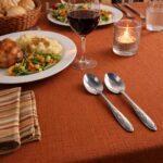 Premium Stainless Steel Table Spoons Set (12 Pc Set) - Closeup Embroidery by Nari Haat, Indian ethnic wear, women clo...