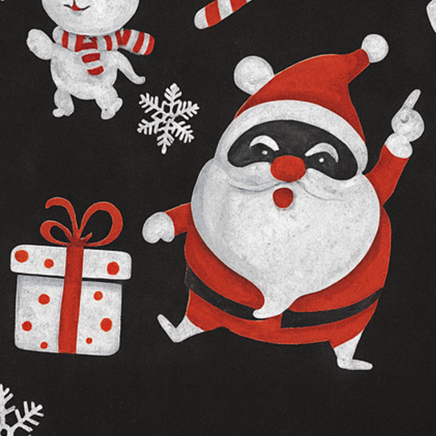 04_wall-paper.jpg Christmas Theme Decorative Wall Sticker 90x60 cm – (1 Pc) - Front View by Nari Haat, Indian ethnic wear, women clot...