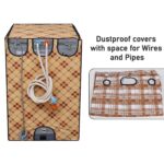 Water-Resistant Washing Machine Cover for Top-Load Models (1 Pc) - Sleeve Design by Nari Haat, Indian ethnic wear, wo...