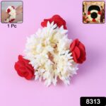 Traditional Artificial Flower Gajra (1 Pc) - With Dupatta by Nari Haat, Indian ethnic wear, women clothing, designer ...