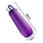 Plastic Fridge Water Bottle Set With Steel Finish Cap (3 Pieces 1 litre) - Sleeve Design by Nari Haat, Indian ethnic ...