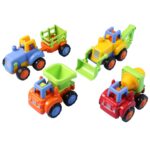 Funwoods Construction Vehicle Toy Set for Kids – (4 Pc) - Fabric Detail by Nari Haat, Indian ethnic wear, women clo...