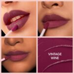 OG Beauty Vintage Wine Moisture Lock Liquid Lipstick (4.5 ML / 1 Pc) - Neckline Detail by Nari Haat, Indian ethnic we...