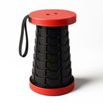 Adjustable Portable Telescopic Folding Stool (1 Pc) - Sleeve Design by Nari Haat, Indian ethnic wear, women clothing,...