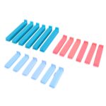 Ritu 18-Piece Plastic Pouch Sealer Clip Set - Sleeve Design by Nari Haat, Indian ethnic wear, women clothing, designe...