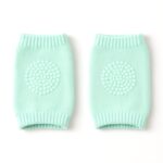 Mint Green Toddler Wool Knit Leg Warmer (Knee Guard) - Sleeve Design by Nari Haat, Indian ethnic wear, women clothing...