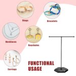 T Shape Necklace Holder Jewelry Stand (1 Pc) - Back View by Nari Haat, Indian ethnic wear, women clothing, designer suit