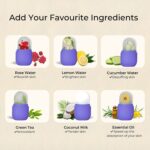 Beauty Ice Roller for Face & Eye Massage (Reusable, Purple / Without Box) - Full Detail by Nari Haat, Indian ethnic w...