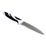 Ritu Stainless Steel Serrated Blade Zebra Kitchen Knife (1 Pc) - Sleeve Design by Nari Haat, Indian ethnic wear, wome...