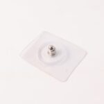 Heavy Duty Transparent Adhesive Wall Hook with Stainless Steel Screw Head (1 Pc) - Sleeve Design by Nari Haat, Indian...