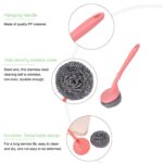 Scrubber with Handle for Kitchen and Utensil Cleaning and Hard Stains, - Full Detail by Nari Haat, Indian ethnic wear...