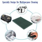 Scrub Sponge Cleaning Pads Aqua Green  10PCS - Full Detail by Nari Haat, Indian ethnic wear, women clothing, designer...