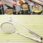 2In1 Stainless Steel Filter Spoon with Clip Food Kitchen Oil-Frying Multi-Functional - Back View by Nari Haat, Indian...