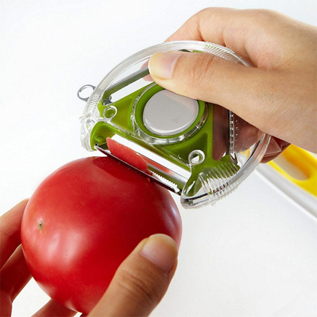 Round Rotary Vegetable Peeler Slicer