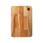 Apex Steel Oak Medium Cutting Board with Wooden Handle (1 Pc) - Sleeve Design by Nari Haat, Indian ethnic wear, women...