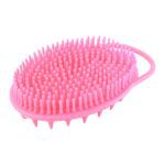 2-in-1 Silicone Soft Bristle Bath Brush - Sleeve Design by Nari Haat, Indian ethnic wear, women clothing, designer suit