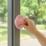 Plastic Adhesive Handle Grip (1 Pc) - Neckline Detail by Nari Haat, Indian ethnic wear, women clothing, designer suit