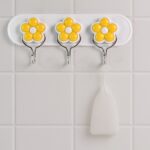 Multipurpose Strong & Hook Self-Adhesive hooks for wall Heavy Plastic Hook (1 Pc) - Closeup Embroidery by Nari Haat, ...