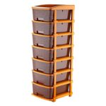 7-Layer Multipurpose Plastic Storage Drawer Organizer - Sleeve Design by Nari Haat, Indian ethnic wear, women clothin...
