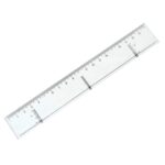 20 cm Transparent Plastic Ruler (1 Pc) - Sleeve Design by Nari Haat, Indian ethnic wear, women clothing, designer suit