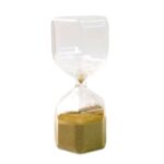 Faceted Glass Hourglass Sand Timer - (1 Pc / 4 Minutes Approx Time) - Sleeve Design by Nari Haat, Indian ethnic wear,...