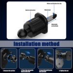 Universal Air Vent Gravity Car Phone Holder Mount (1 Set) - Back View by Nari Haat, Indian ethnic wear, women clothin...