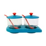 supermom Storewell Multipurpose Spice and Condiment Container Set (2 Pc) - Sleeve Design by Nari Haat, Indian ethnic ...