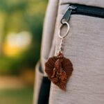 Premium Antique-Finish Metal Keychain (1 Pc) - Back View by Nari Haat, Indian ethnic wear, women clothing, designer suit