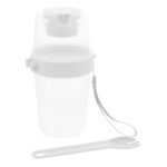 2-Piece Salad Cup Lunch Container with Dressing Storage and Reusable Fork - Sleeve Design by Nari Haat, Indian ethnic...