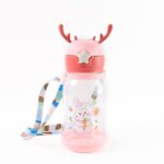 Cute Cartoon Water Bottle Approx 450ML (1 Pc) - Sleeve Design by Nari Haat, Indian ethnic wear, women clothing, desig...