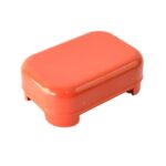 Premium Quality Rectangular Brick Red Plastic Soap Case (1 Pc) - Sleeve Design by Nari Haat, Indian ethnic wear, wome...
