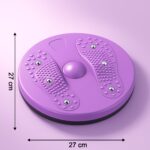 Waist Twisting Disc Portable Magnetic Body Twister Board with Acupressure Massage - Full Detail by Nari Haat, Indian ...