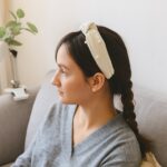 Women’s Ribbed Texture Knot Design Hairband (1 Pc / Mix Design) - Back View by Nari Haat, Indian ethnic wear, women...