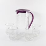 Supermom ROMA Plastic Jug with Glasses Combo Set (5 Pc) - Sleeve Design by Nari Haat, Indian ethnic wear, women cloth...