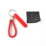 Anti-Lost Keychain with Number Plate – 1 Pc - Sleeve Design by Nari Haat, Indian ethnic wear, women clothing, desig...