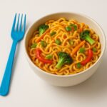 Reusable Food-Grade Plastic Forks (24 Pc) - Back View by Nari Haat, Indian ethnic wear, women clothing, designer suit