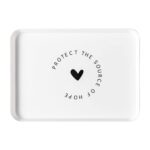 Elegant Printed Plastic Serving Tray with Motivational Quote - Sleeve Design by Nari Haat, Indian ethnic wear, women ...