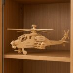 3D Wooden Helicopter Puzzle DIY Model Kit (1 Set) - Neckline Detail by Nari Haat, Indian ethnic wear, women clothing,...