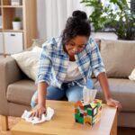 Tissues Cube Box – and Practical Tissue Holder for Home & Office (50 Pcs Set) - Back View by Nari Haat, Indian ethn...