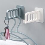 Single ABS plastic door hook