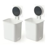 Wall Mounted Bathroom Storage Organizer Cup Set (2 Pc Set) - Sleeve Design by Nari Haat, Indian ethnic wear, women cl...