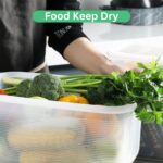 6 Pcs Multipurpose Plastic Food Storage Container Set - Closeup Embroidery by Nari Haat, Indian ethnic wear, women cl...