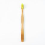 Eco-Friendly Natural Bamboo Toothbrush with Medium Bristles (1 Pc) - Sleeve Design by Nari Haat, Indian ethnic wear, ...