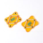 Shubh Labh Decorative Wall Hangings (2 Pc) - Sleeve Design by Nari Haat, Indian ethnic wear, women clothing, designer...