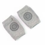 Grey Toddler Wool Knit Leg Warmer (Knee Guard) - Sleeve Design by Nari Haat, Indian ethnic wear, women clothing, desi...